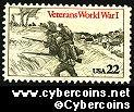 Scott 2154 mint 22c - World War I  Veterans
