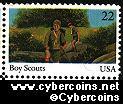 Scott 2161 mint 22c - Youth Year - Boy Scouts