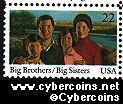 Scott 2162 mint 22c - Youth Year - Big Brothers/ Big Sisters