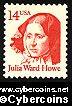Scott 2176 mint 14c - Julia Ward Howe (1987)