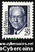 Scott 2184 mint 29c - Earl Warren (1992)