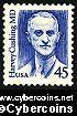 Scott 2188 mint 45c - Dr. Harvey Cushing (1988)