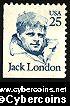 Scott 2197 mint 25c - Jack London, bklt single (1988)