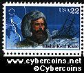 Scott 2220 mint 22c - Explorers - Elisha Kent Kane