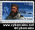 Scott 2221 mint 22c - Explorers - Adolphus W. Greely