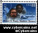 Scott 2223 mint 22c - Explorers - R.E. Peary, M. Henson