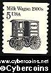 Scott 2253 mint 5c - Milk Wagon