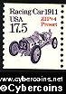 Scott 2262A mint 17.5c - Racing Car, precancelled (1988)