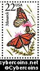 Scott 2287 mint 22c - Monarch Butterfly