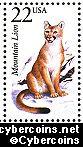 Scott 2292 mint 22c - Mountain Lion