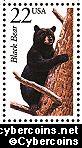 Scott 2299 mint 22c - Black Bear