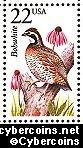 Scott 2301 mint 22c - Bobwhite