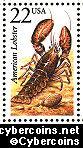 Scott 2304 mint 22c - American Lobster