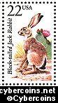 Scott 2305 mint 22c - Black-tailed Jack Rabbit