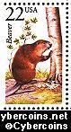 Scott 2316 mint 22c - Beaver
