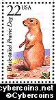 Scott 2325 mint 22c - Black-tailed Prairie Dog
