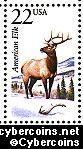 Scott 2328 mint 22c - American Elk