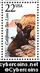 Scott 2329 mint 22c - California Sea Lion
