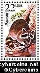 Scott 2331 mint 22c - Raccoon