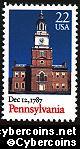 Scott 2337 mint 22c - Pennsylvania Statehood