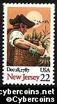 Scott 2338 mint 22c - New Jersey Statehood
