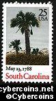 Scott 2343 mint 22c - South Carolina Statehood (1988)