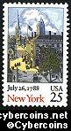 Scott 2346 mint 22c - New York Statehood (1988)
