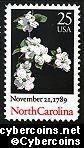 Scott 2347 mint 22c - North Carolina Statehood (1989)