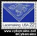 Scott 2351 mint 22c -  Lacemaking - Ruth Maxwell