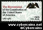 Scott 2355 mint 22c -  Drafting of the Constitution - "The Bicentennial"