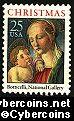 Scott 2399 mint 25c - Madonna & Child
