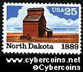 Scott 2403 mint 25c -  North Dakota Statehood