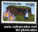Scott 2416 mint 25c -  South Dakota Statehood