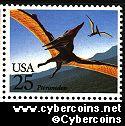Scott 2423 mint 25c - Prehistoric Animals - Pteranodon