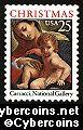 Scott 2427 mint 25c - Madonna & Child