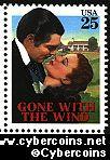 Scott 2446 mint 25c - Classic Films - Gone with the Wind
