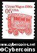 Scott 2452D mint 5c - Circus Wagon, coil (Reissue, 1995 added)