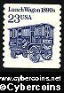 Scott 2464 mint 23c - Lunch Wagon (1991)