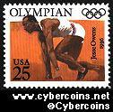 Scott 2496 mint 25c - Olympians - Jesse Owens