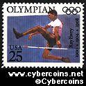 Scott 2497 mint 25c - Olympians - Ray Ewry