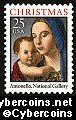 Scott 2514 mint 25c - Madonna & Child - Antonello