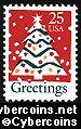 Scott 2515 mint 25c - Christmas Tree
