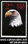 Scott 2540 mint $2.90 - Eagle & Olympic Rings