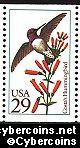 Scott 2644 mint 29c - Hummingbirds - Costa's