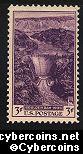 Scott 774 mint  3c - Boulder Dam 1935