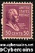 Scott 831 mint  50c - Taft