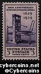 Scott 857 mint  3c - 300th Anniversary of Printing