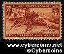 Scott 894 mint  3c - 80th Anniversary of the Pony Express