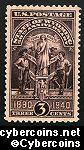 Scott 897 mint  3c - 50th Anniversary of Wyoming Statehood