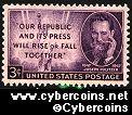 Scott 946 mint  3c - Joseph Pulitzer